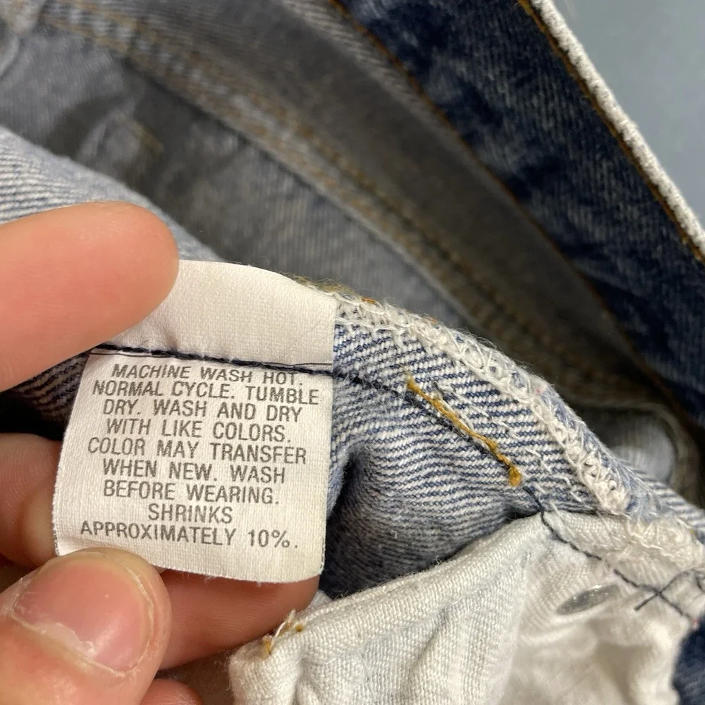 Vtg Levis 501-0117 Jeans Mens 33x36 (fit 30x33) 80s Made in USA 1986 Great Wash